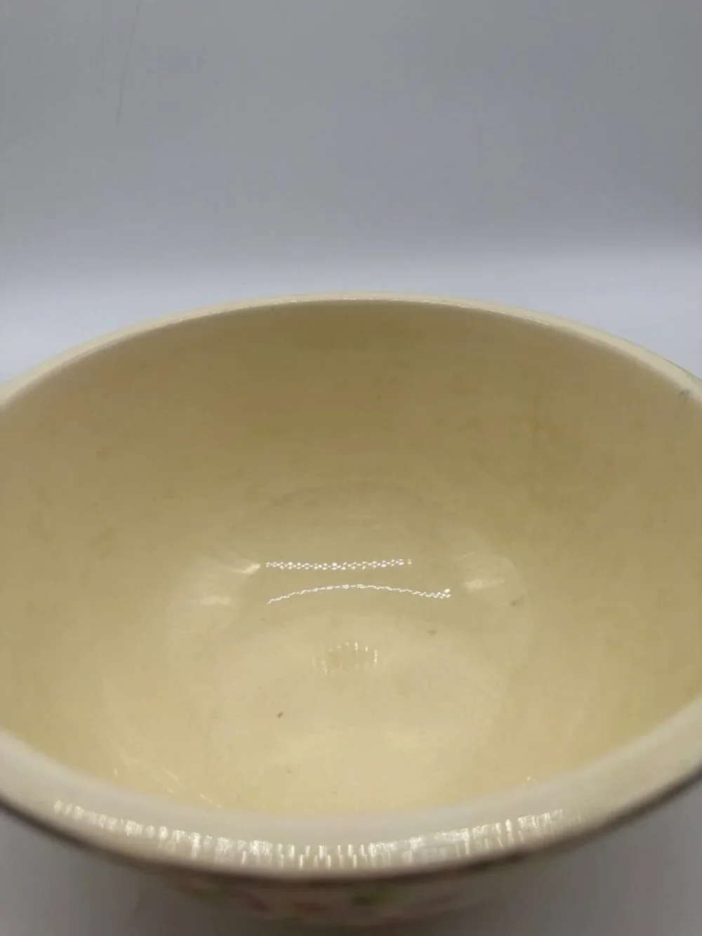 Vintage Kitchen Kraft Ovenserve Floral Mixing Bowl 8.5